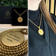 Load image into Gallery viewer, Zodiac Necklace with Personalized Engraving - Gift Box