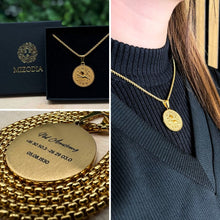 Load image into Gallery viewer, Zodiac Necklace with Personalized Engraving