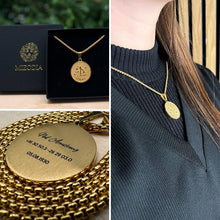Load image into Gallery viewer, Zodiac Necklace with Personalized Engraving - Gift Box
