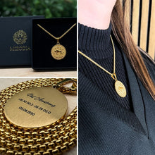 Load image into Gallery viewer, Zodiac Necklace with Personalized Engraving - Gift Box